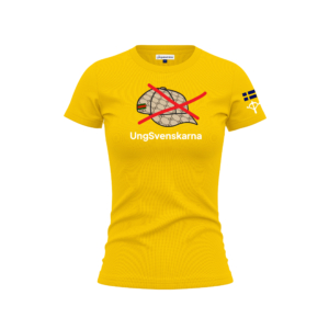 T-shirt, Brandgul (Dam) (US)